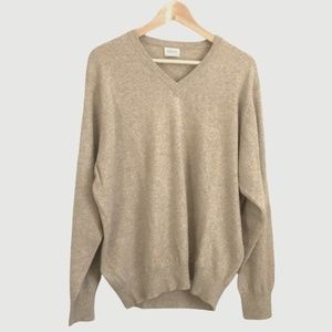United colours of Benetton Vintage 100% Cashmere Beige Sweater Men’s